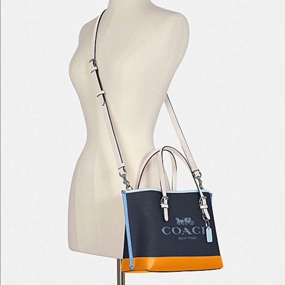 Coach mollie tote 25 in colorblock - Picture 9 of 9